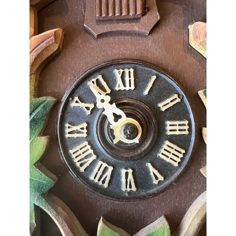 E. Schmeckenbecher Black Forest Cuckoo Clock German For Parts / Repair AS IS